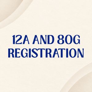 12A and 80G Registration