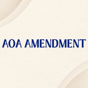 AOA Amendment