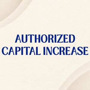 Authorized Capital Increase