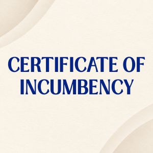 Certificate of Incumbency
