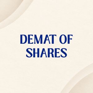 Demat of Shares