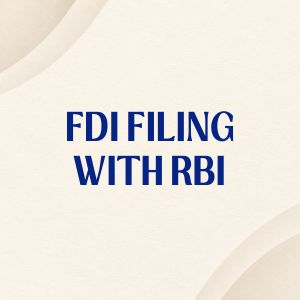 FDI Filing with RBI
