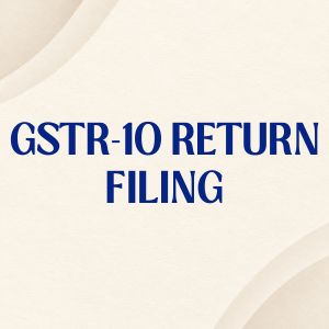 GSTR-10 Return Filing