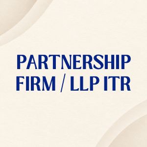 Partnership Firm / LLP ITR